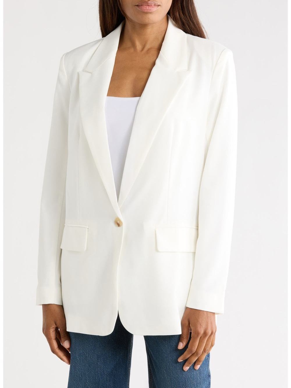 Leith $79 Oversize Peak Lapel Blazer